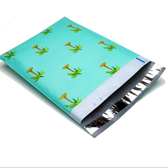 25 10X13 Palm Tree Poly Mailers CLEARANCE - Picture 6 of 6